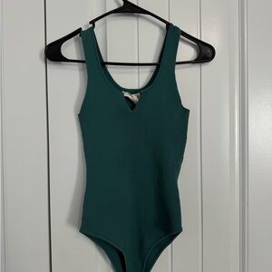 Teal body suit